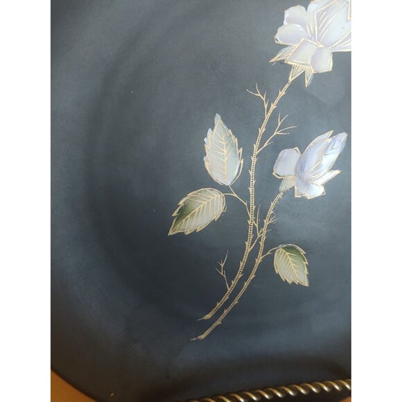 Royal Porzellan Bavaria KPM Trio Set Cup, Saucer and Breakfast Plate Black Matte - Picture 15 of 16